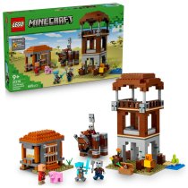 Играчки / LEGO / LEGO Minecraft - LEGO Minecraft 21278 - Предният пост и разрушителят на мародерите, комплект за сгради и битки - 1